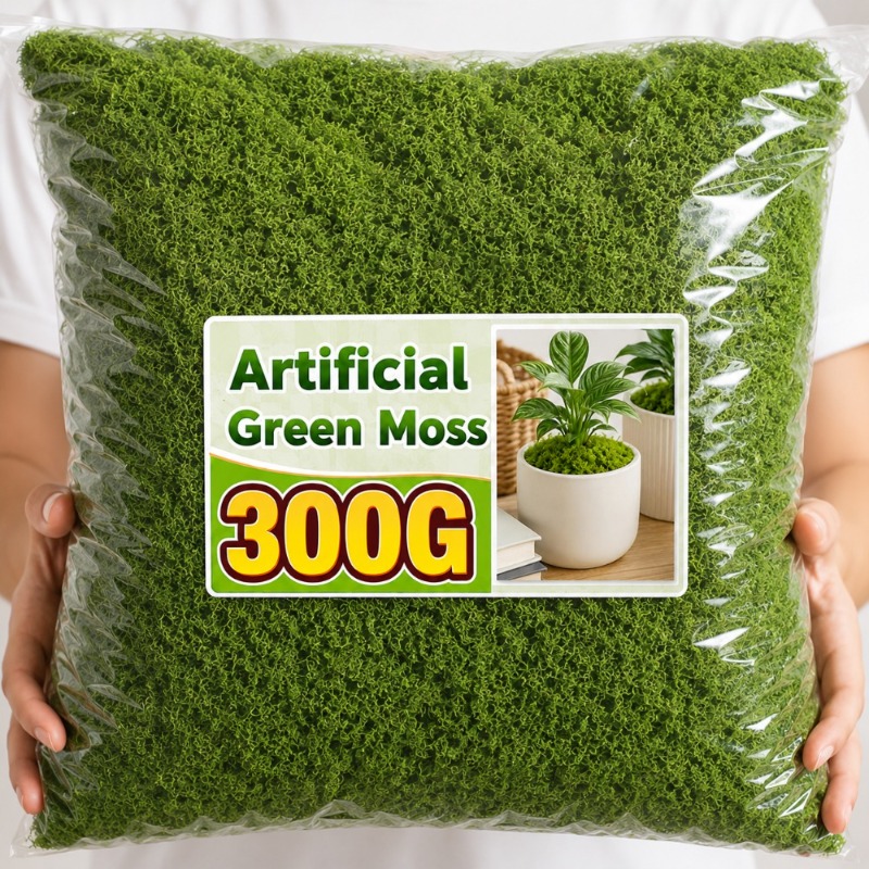 Sphagnum Moss Dry - طحلب أخضر اصطناعي للحرف اليدوية والنباتات
